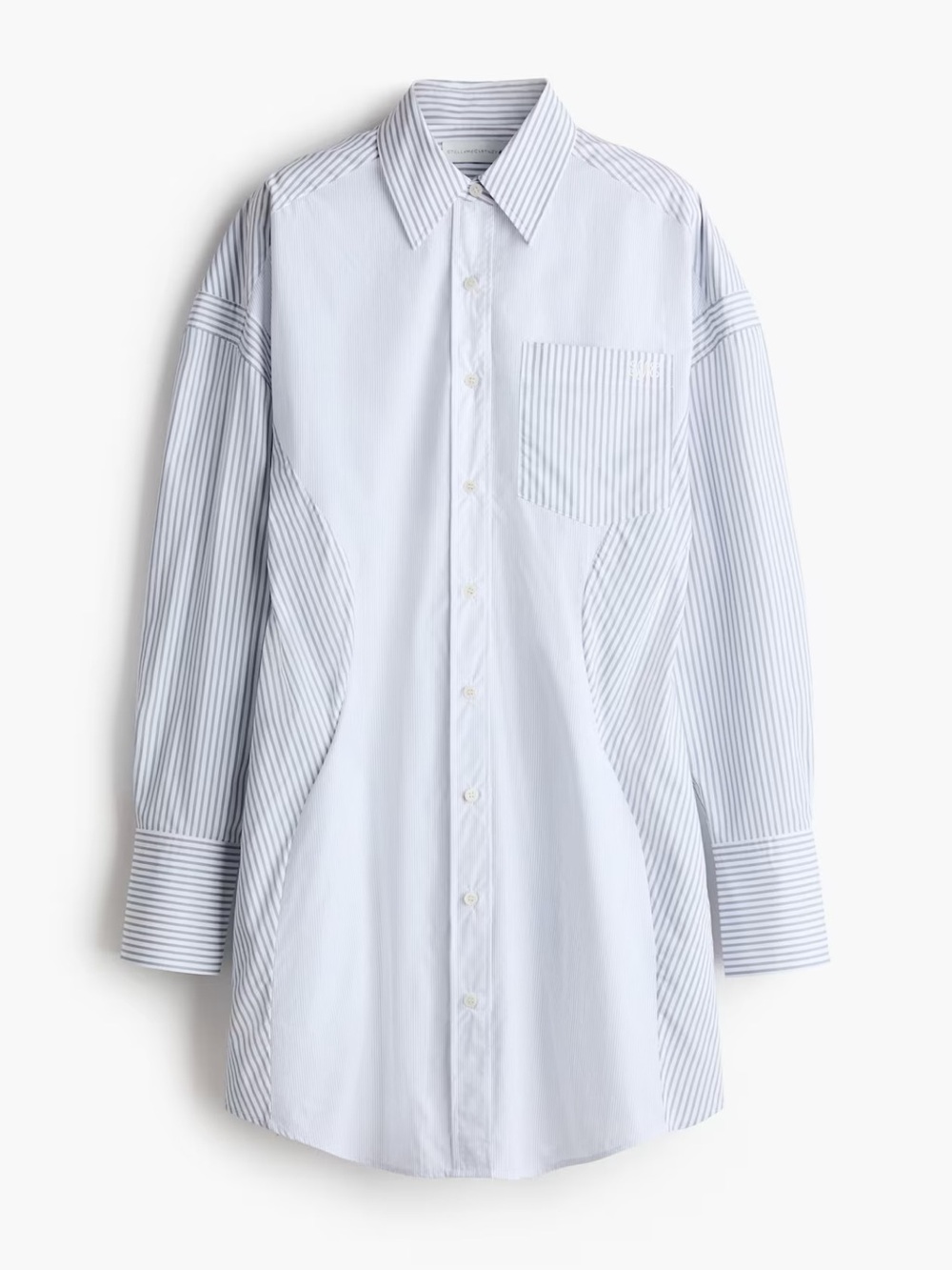 🔥Stella McCartney h&m Cotton Poplin Shirt Dress New S